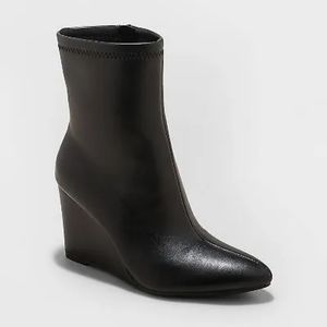 A NEW DAY Jocelyn Wedge Stretch Dress Boots